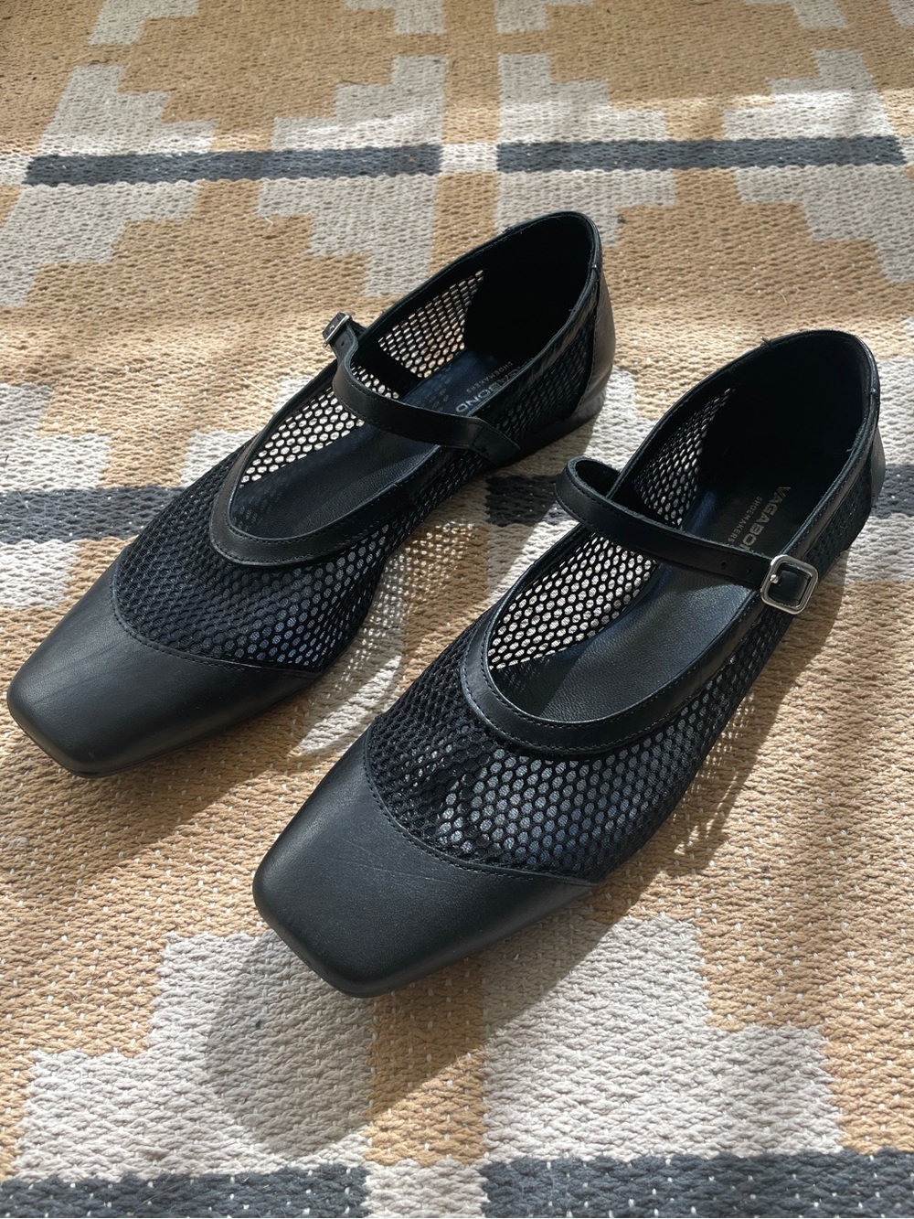 Vagabond Delia Mesh Mary Jane Flats